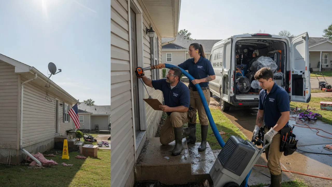 Ceiling Water Damage Restoration in Hinckley, IL near me